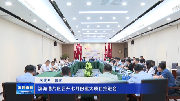 濱海港片區(qū)召開七月份重大項目推進會