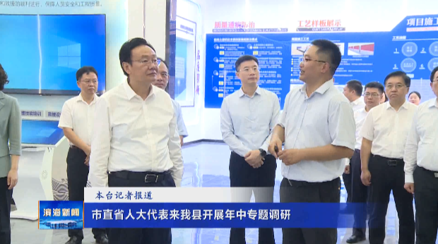 市直省人大代表來(lái)我縣開展年中專題調(diào)研