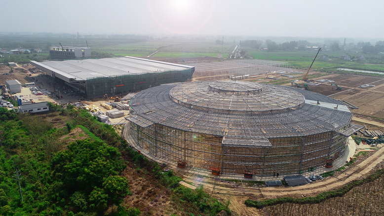 朗坤農(nóng)科園項目建設(shè)現(xiàn)場
