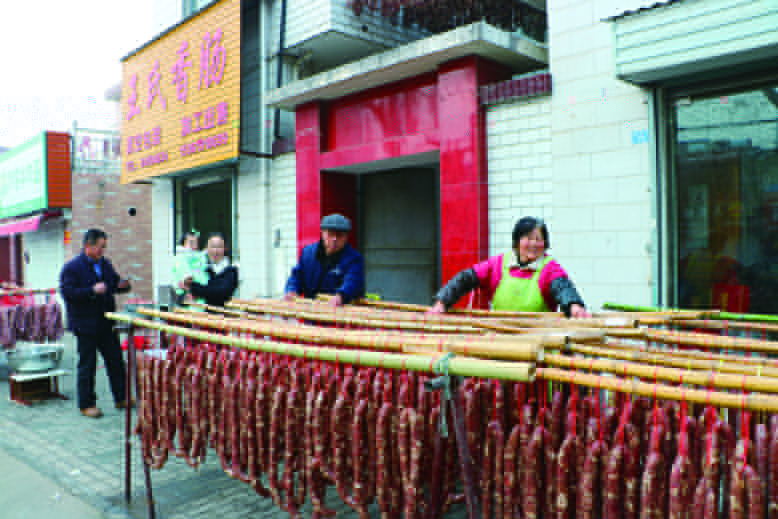 炸肉圓、灌香腸