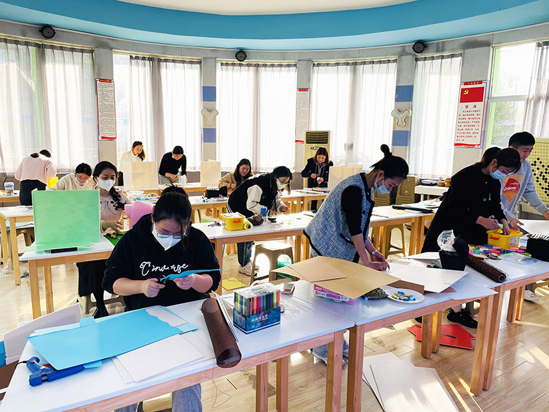 縣幼兒園舉行美術活動評比大賽